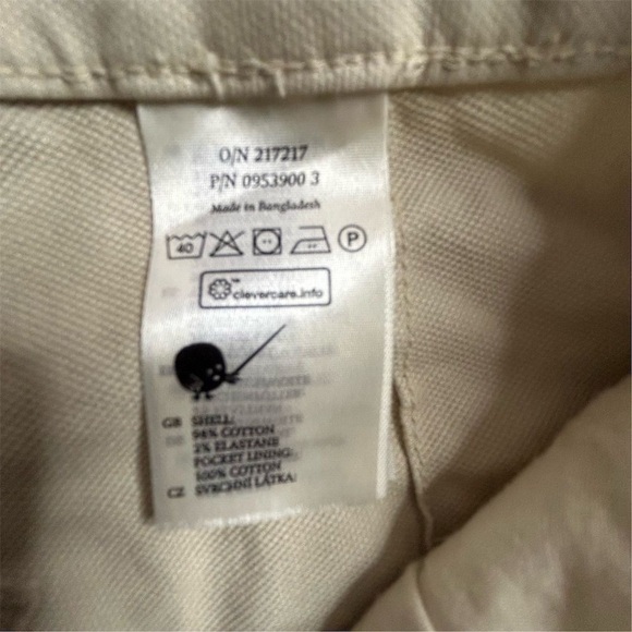 Monki Women's Beige Ava Wide Leg Trouser Pants Size Uk 6, EUR 32 - Picture 6 of 12